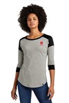 New Era® Women's Heritage Blend 3/4-Sleeve Baseball Raglan Tee